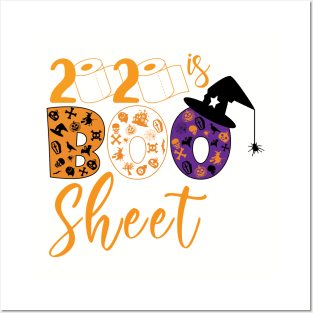 2020 is Boo Sheet Halloween Quarantine Posters and Art